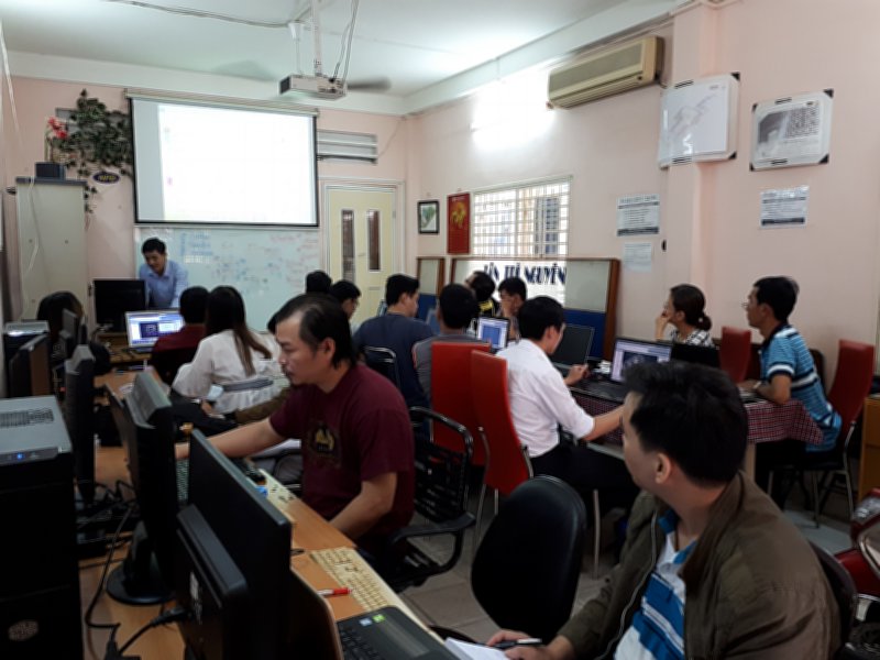 Lớp học Revit tại trung tâm tháng 10-2018