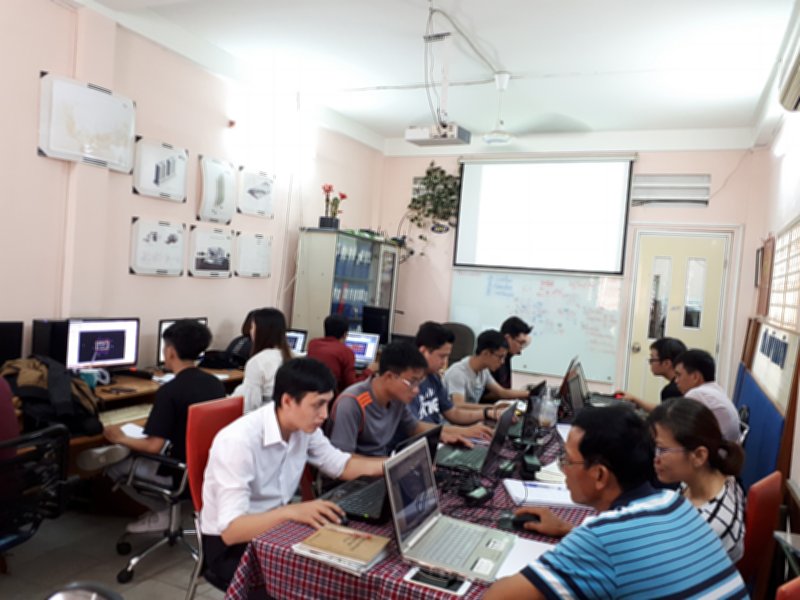 Lớp học Revit tại trung tâm tháng 10-2018