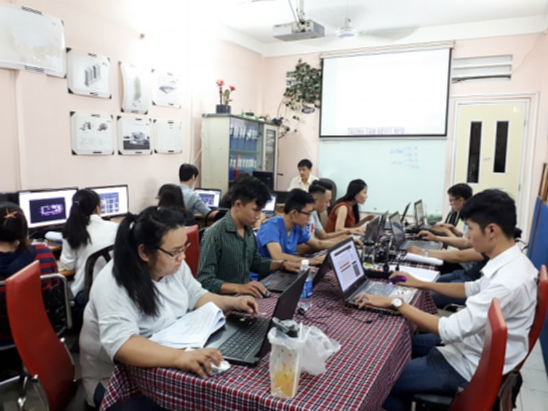 Lớp học Revit tại trung tâm tháng 10-2018