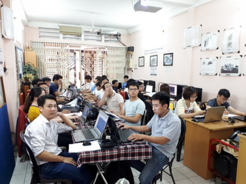Lớp học Revit tại trung tâm tháng 10-2018