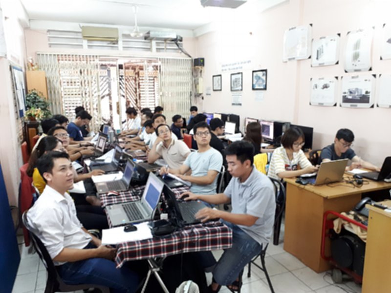 Lớp học Revit tại trung tâm tháng 10-2018