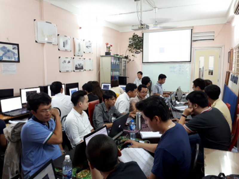 Lớp học Revit tại trung tâm tháng 10-2018