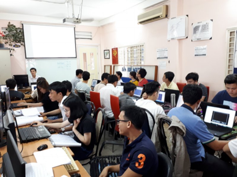 Lớp học Revit tại trung tâm tháng 10-2018