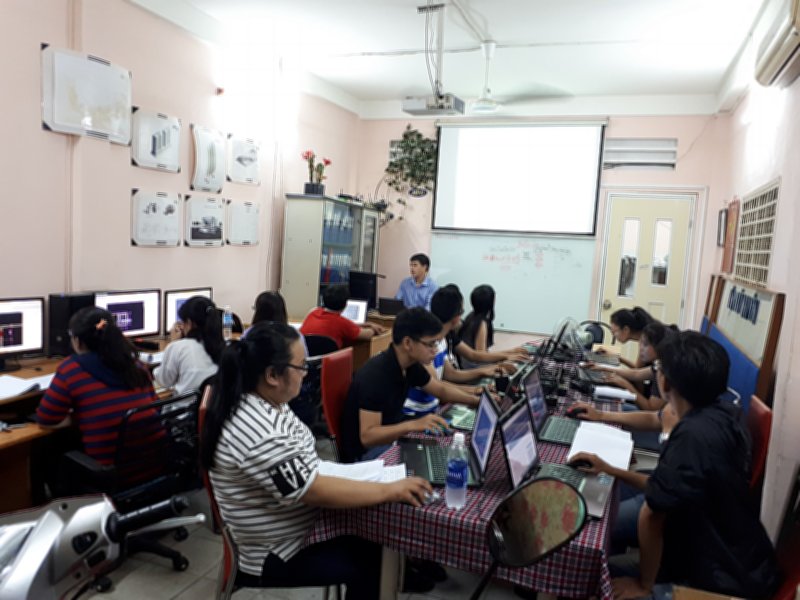 Lớp học Revit tại trung tâm tháng 10-2018