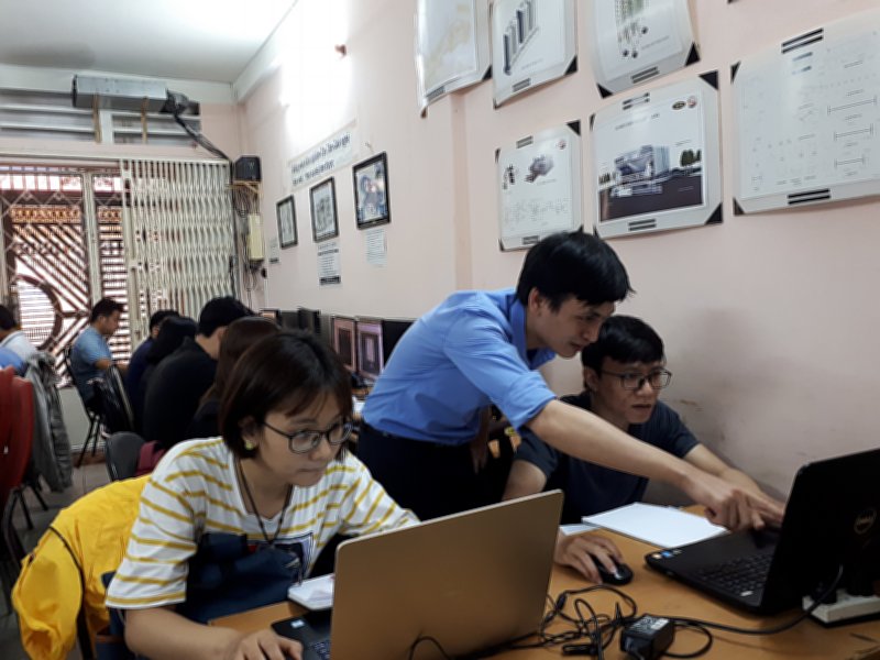 Lớp học Revit tại trung tâm tháng 10-2018