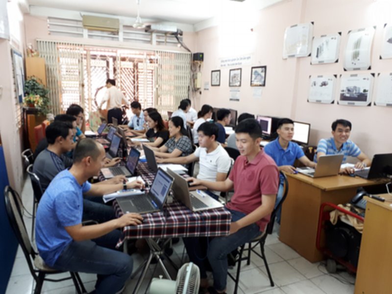 Lớp học Revit tại trung tâm tháng 10-2018