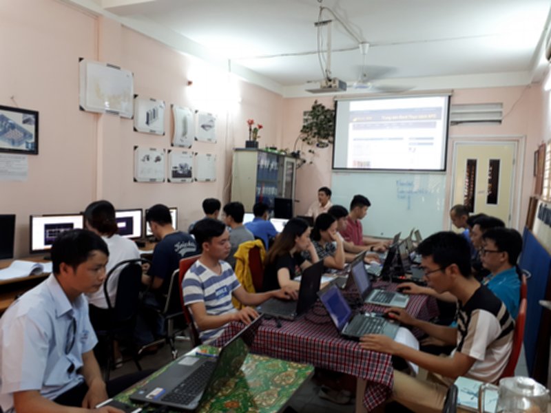 Lớp học Revit tại trung tâm tháng 10-2018