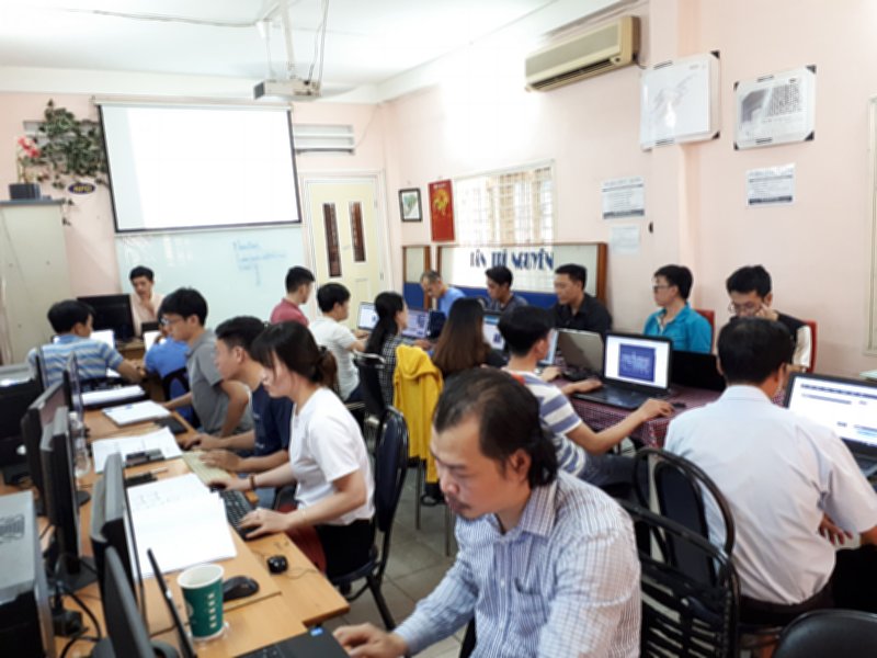 Lớp học Revit tại trung tâm tháng 10-2018