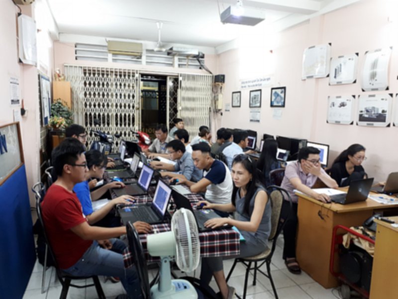 Lớp học Revit tại trung tâm tháng 10-2018