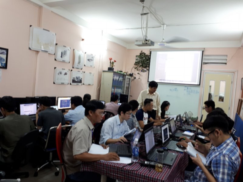 Lớp học Revit tại trung tâm tháng 10-2018