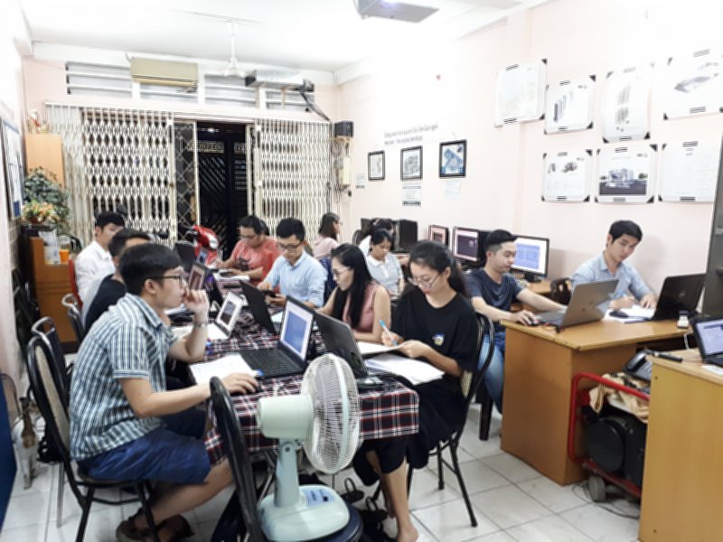 Lớp học Revit tại trung tâm tháng 10-2018