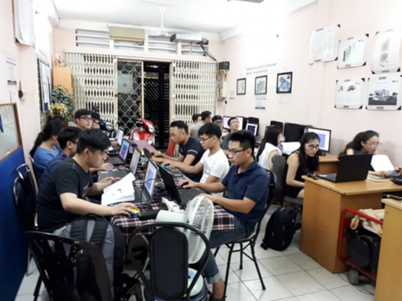 Lớp học Revit tại trung tâm tháng 10-2018