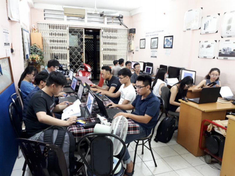 Lớp học Revit tại trung tâm tháng 10-2018
