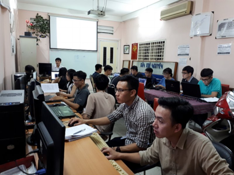Lớp học Revit tại trung tâm tháng 10-2018