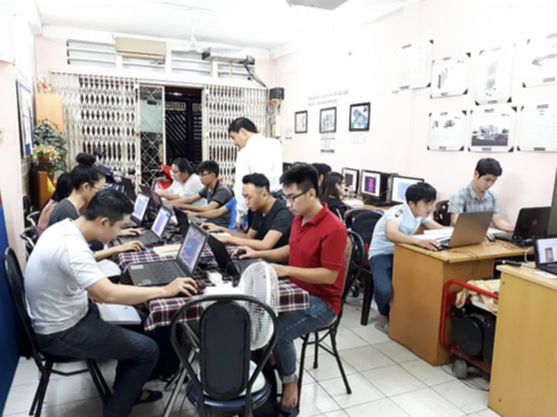 Lớp học Revit tại trung tâm tháng 10-2018