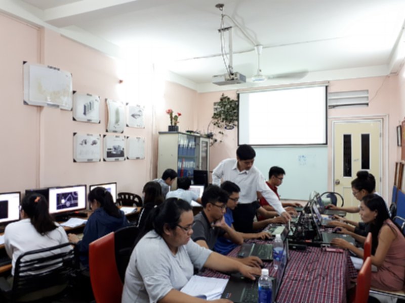 Lớp học Revit tại trung tâm tháng 10-2018