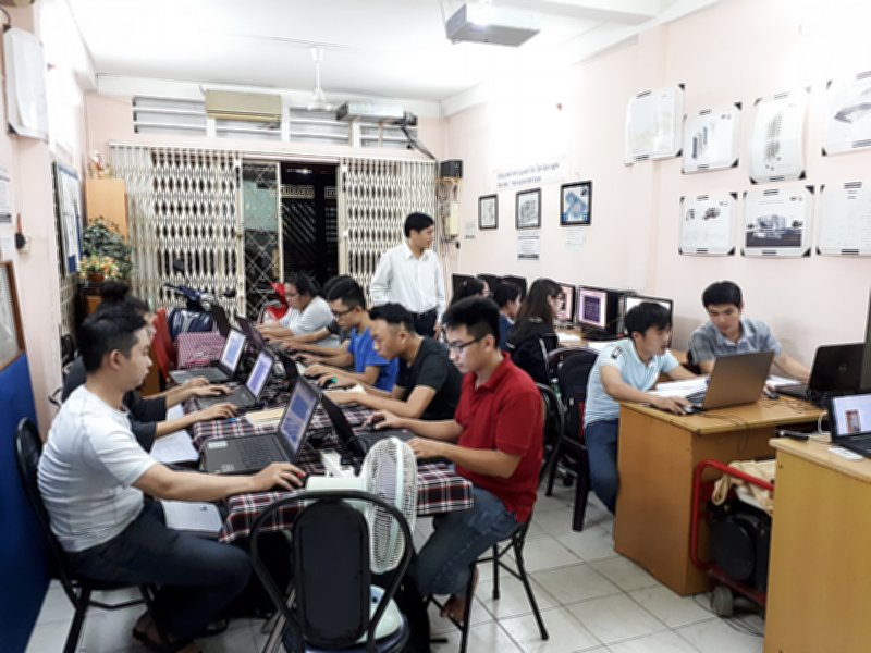 Lớp học Revit tại trung tâm tháng 10-2018