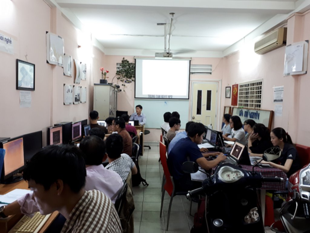 Lớp học Revit tại trung tâm tháng 8-2018
