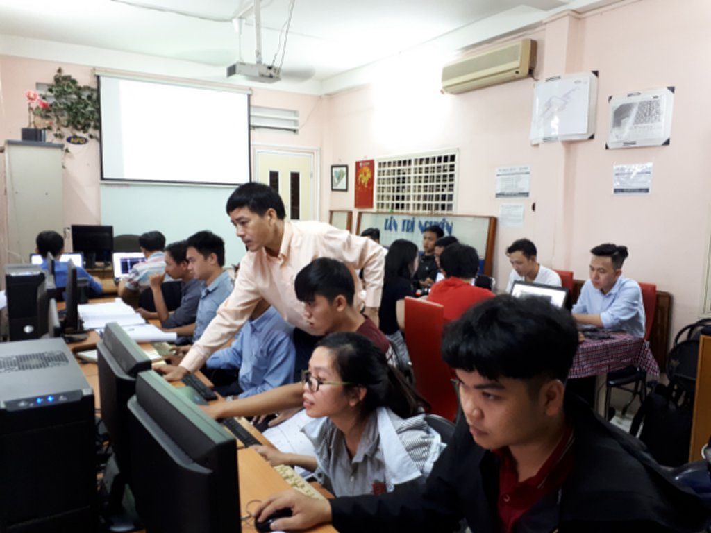 Lớp học Revit tại trung tâm tháng 8-2018