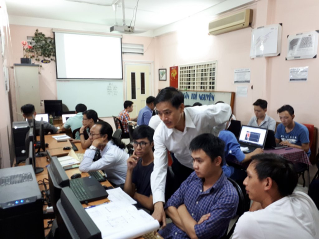 Lớp học Revit tại trung tâm tháng 8-2018