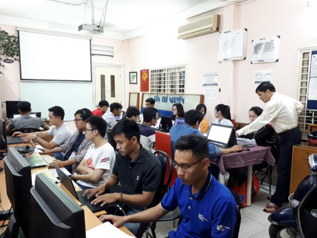 Lớp học Revit tại trung tâm tháng 8-2018