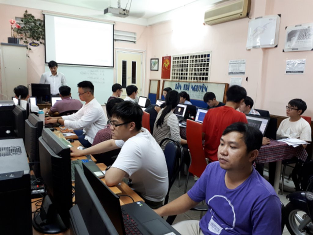 Lớp học Revit tại trung tâm tháng 8-2018