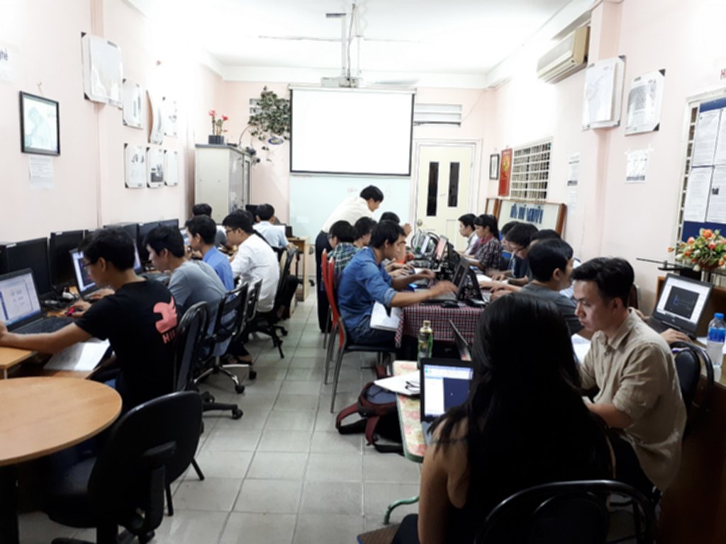 Lớp học Revit tại trung tâm tháng 8-2018