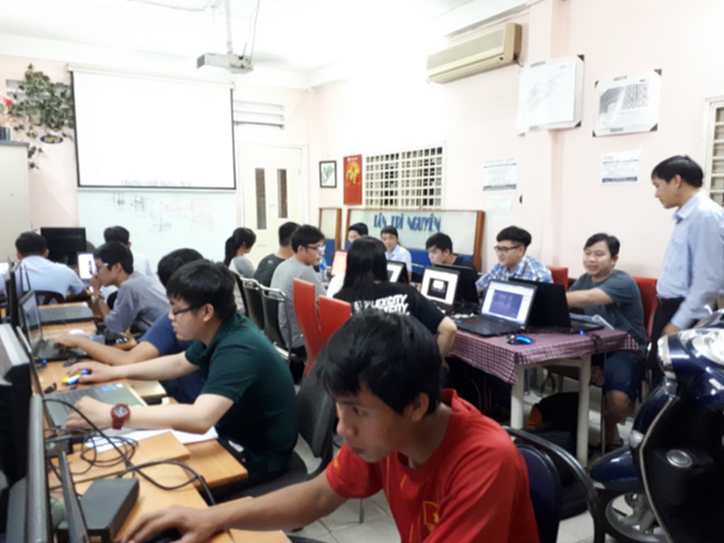Lớp học Revit tại trung tâm cuối tháng 8-2018