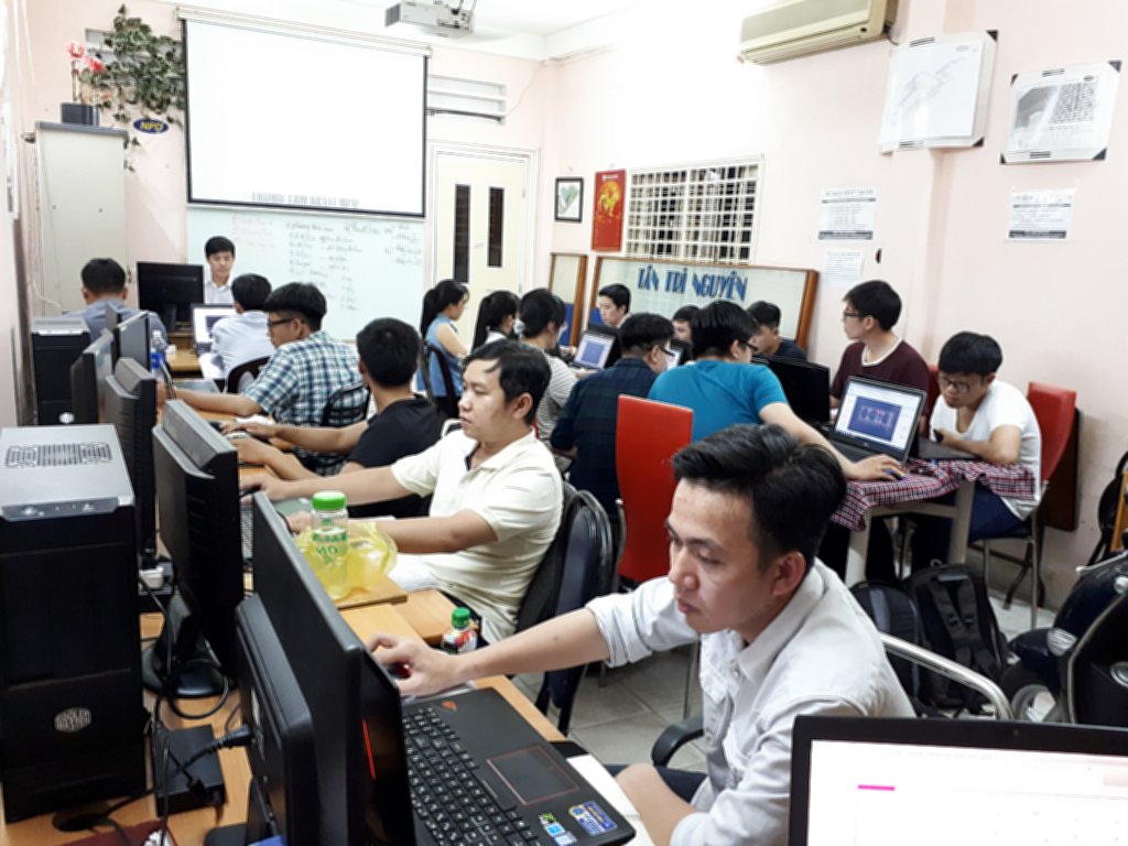Lớp học Revit tại trung tâm cuối tháng 8-2018