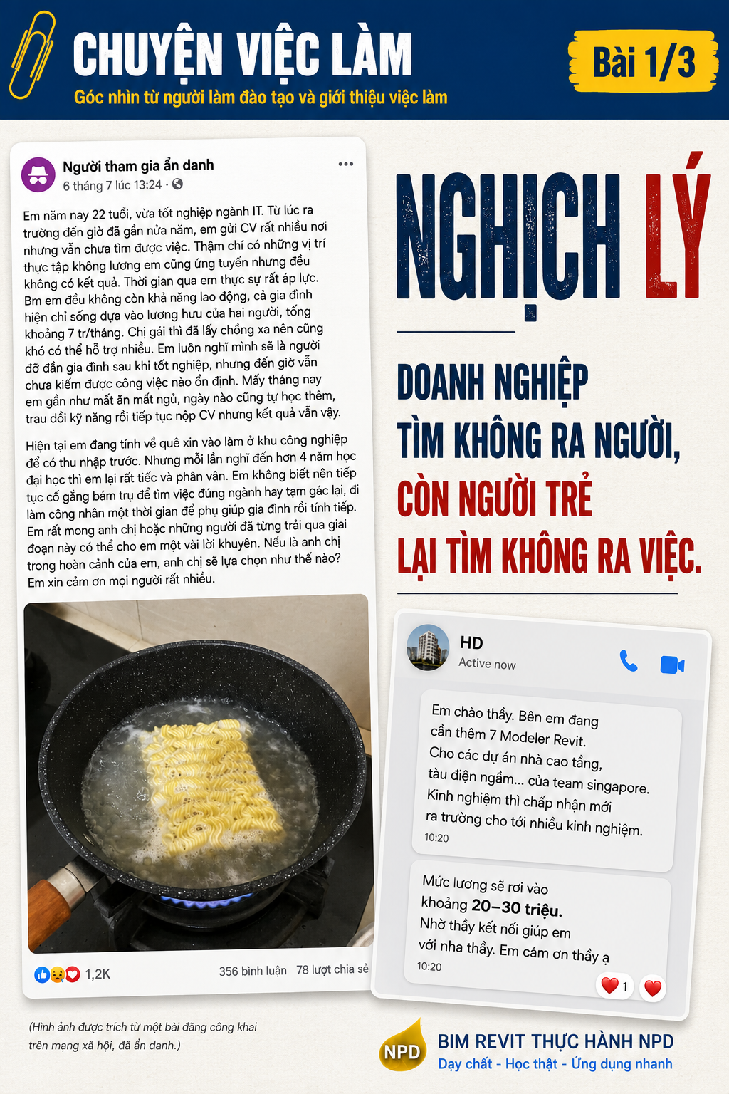 Nghịch lý: Doanh nghiệp tìm không ra người, Người trẻ tìm không ra việc!