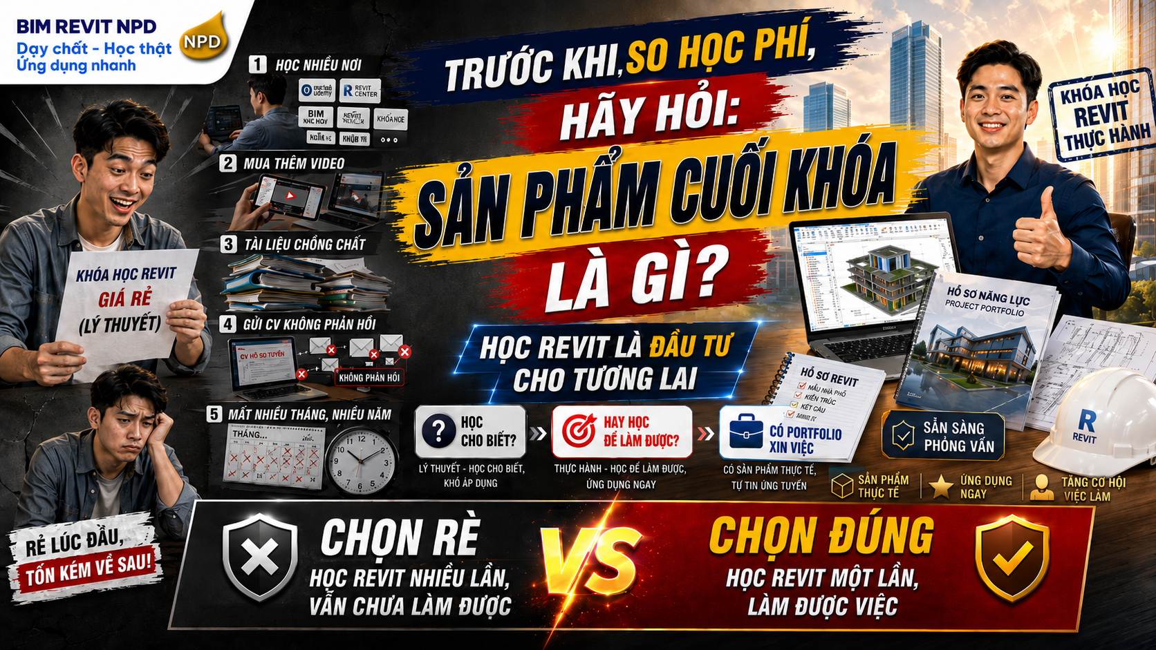 Đừng chọn nơi học BIM Revit chỉ vì rẻ!