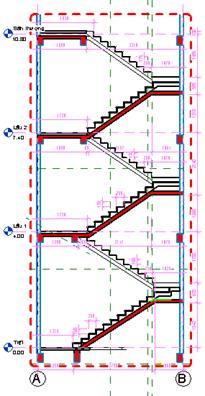Học Revit - Vẽ mặt cắt cầu thang