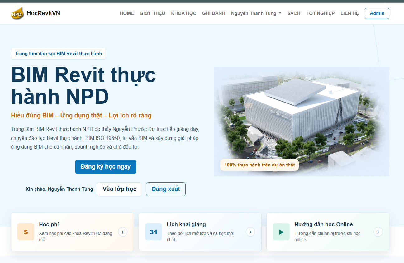 Website hocrevit.vn đã có giao diện mới từ 7.6.2026